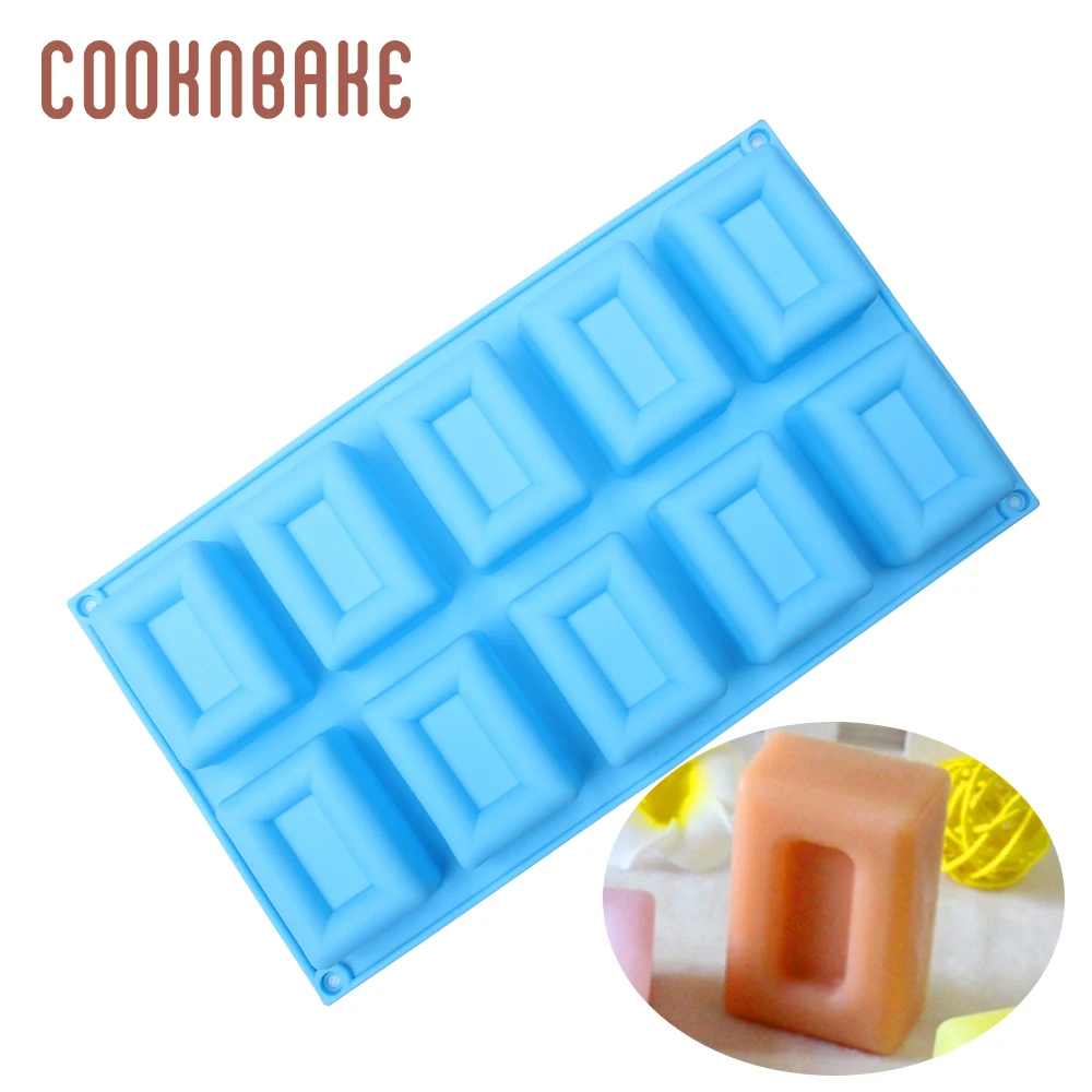 COOKNBAKE силиконовая форма для выпечки торта, выпечки, квадратная форма для мыла ручной работы, шоколадные конфеты, желе, форма для выпечки хлеба, украшения торта, инструмент