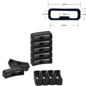 

silicone band keeper For Samsung galaxy watch 3 41mm strap rubber loop for galaxy watch 3 45mm Watch buckle silicone accessories