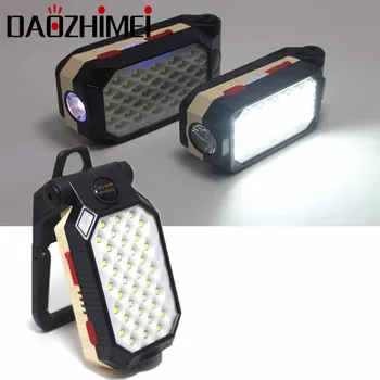 

Portable Fishing COB Light Waterproof Rechargeable LED Work Light Built-in Battery Car Repairing Magnet Inspection Lamp