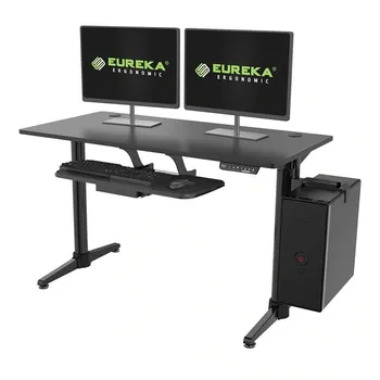 

Table for computer with electric height adjustable Eureka EHD-I1, Black