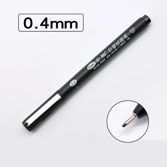 Sipa Ultra Needle Pens Fine Liner Black for Mango Illustration Drawing Work  Design Hand-drawing Animation