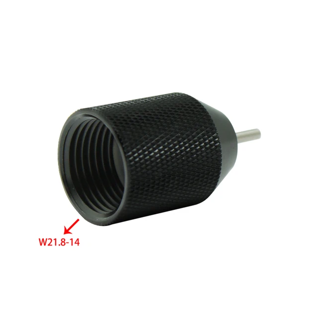 Refill Charger Adapter Portable 12g 16g 88g for Paintball Co2 Cartridge Charging Adaptor for Pistol Pneumatic Female Connector W21.8-14