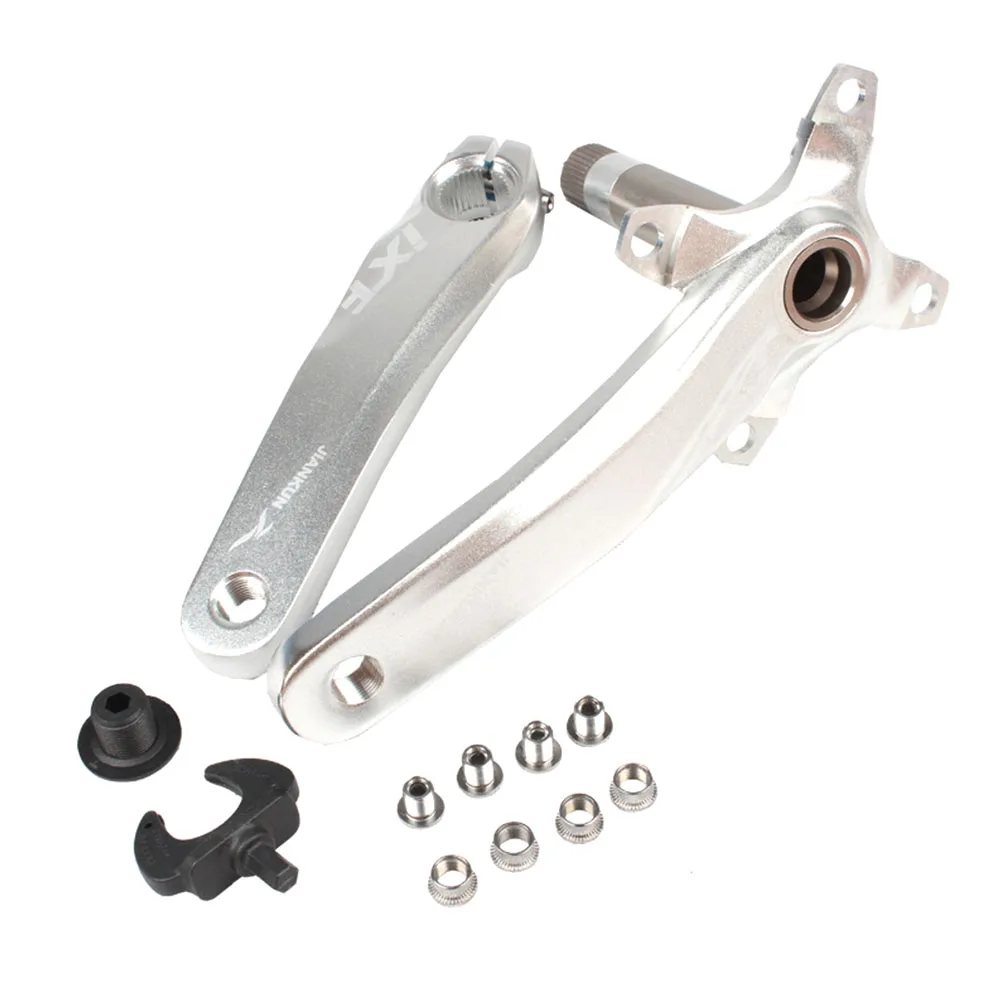 Silver Without BB IXF 104bcd шатун для горного велосипеда Hollowtech измеритель мощности шатуны для велосипедной перевозки, запчасти для дорожного велосипеда, рукоятка - Цвет: Silver Without BB