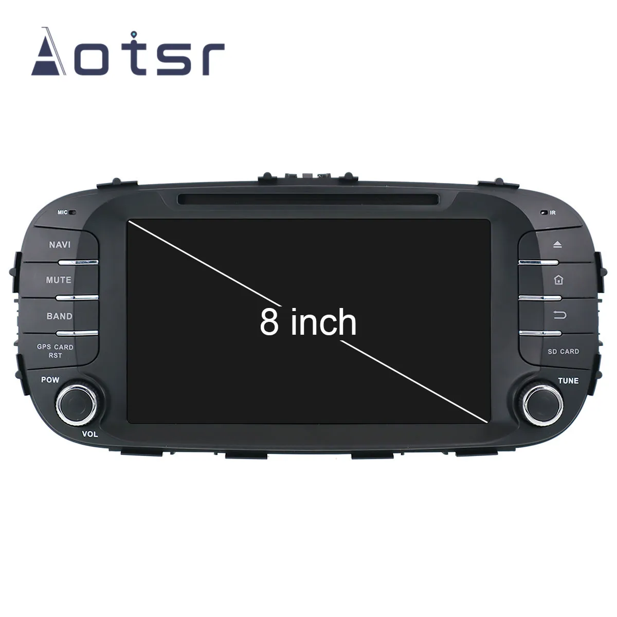 Android 9,1 " ips автомобильный dvd-плеер gps навигация головное устройство для KIA SOUL мультимедиа Кассетный плеер рекордер