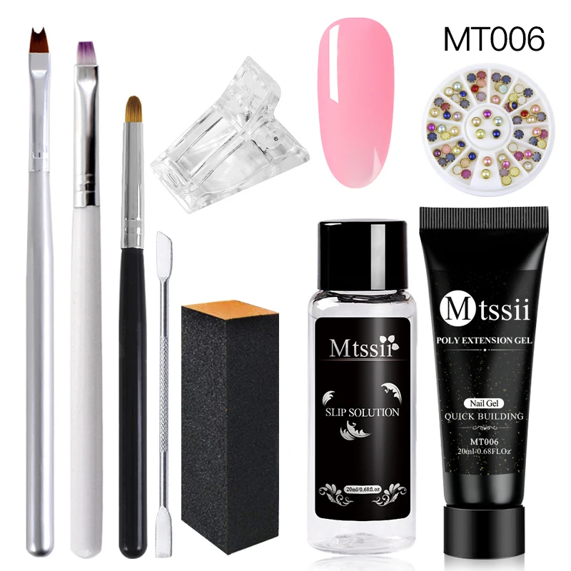 Mtssii Acrylic Poly Quick Building Extension UV Gel 20ml Gel Polish 