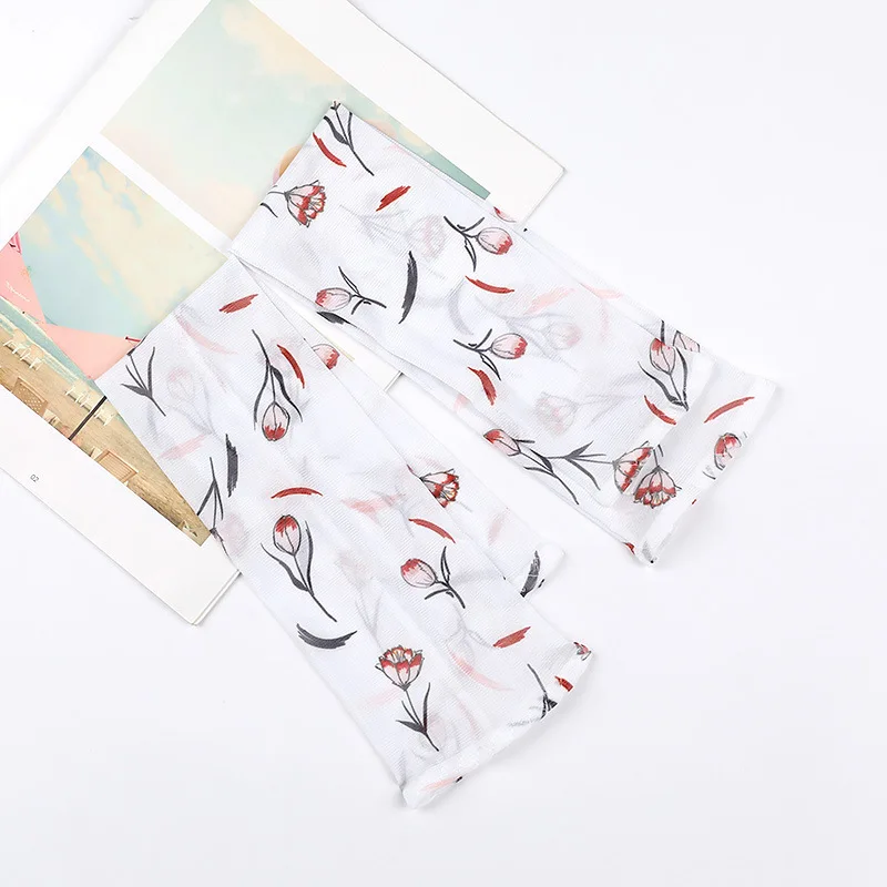 Ins Ice Silk Солнцезащитная манжета красивая девушка прекрасный Sleevelet езда на велосипеде автомобиль Armguards солнцезащитный комплект руки - Цвет: Carnation
