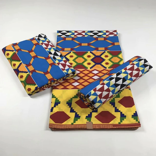 2021 New Hot Sale African Wax Fabric Cotton Material Nigerian Ankara Block Prints Batik Dutch High Quality Sewing Cloth VL-40 11