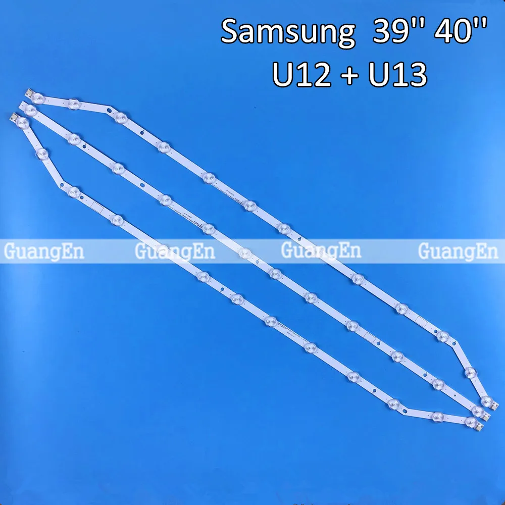 

3pcs 76cm LED Backlight 12/13eds For Sam sung 40'' 39" TV UN40H5003 D3GE-400SMA-R2 2013SVS40 39 T2 3228N1 LM41-00001V 00001W NEW