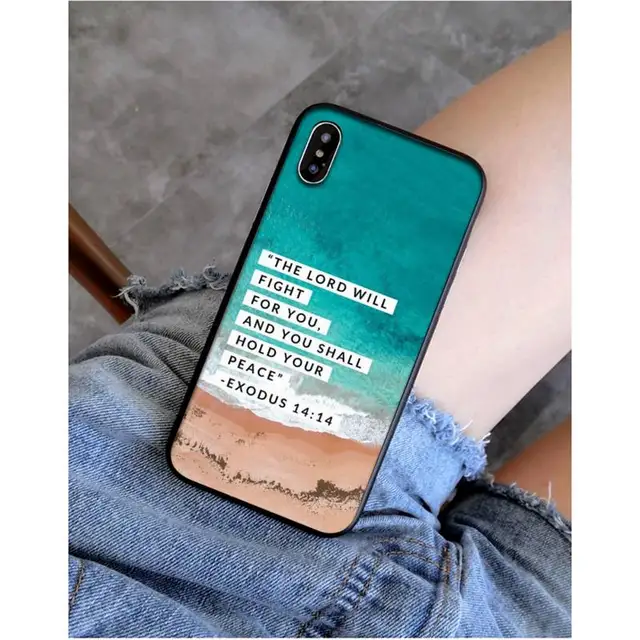 MaiYaCa Cross christian bible quotes verse jesus Customer Phone Case for iPhone 11 pro XS MAX 8 7 6 6S Plus X 5 5S SE XR SE2020 a10