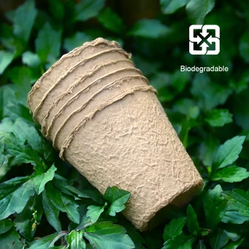 

80/100pcs/set Paper Pot Plant Starters Seedling Herb Seed Nursery Cup Kit Organic Biodegradable Eco-Friendly Home Cultivation
