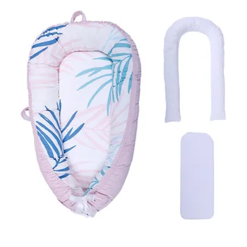 

Biomimetic design Baby Nest Bed Portable Crib Travel Bed Infant Toddler Cotton Cradle Newborn Baby Bed Neonatal double-sided