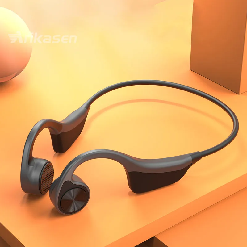 

Беспроводные Bluetooth 5,0 наушники с открытым ухом, наушники с костной проводимостью, mp3-плеер с микрофоном, карта 16 Гб для спорта, вождения