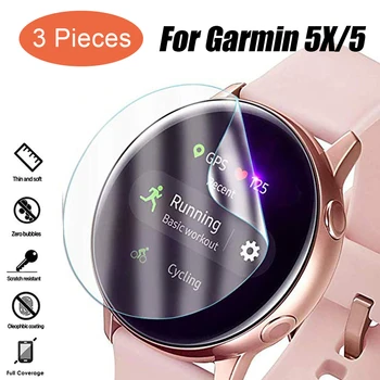 

3Pcs Screen Protector Tempered Glass 9H 2.5D For Garmin Fenix3 HR Premium Smart Watch Film For Garmin Fenix 5 5S Protective Film