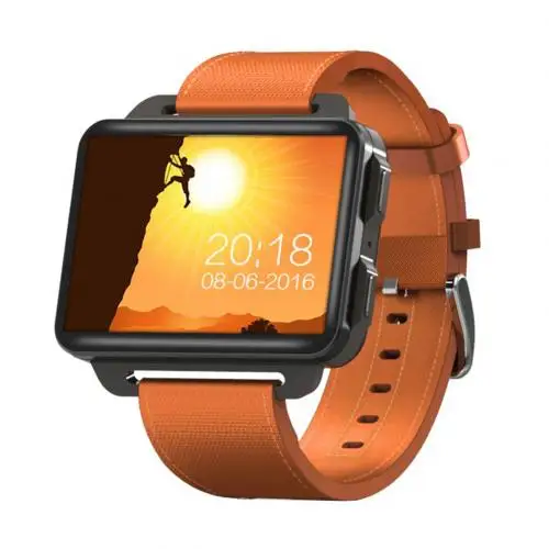 Bluetooth Смарт-часы 2,2 дюймов Большой экран 3g независимая карта вызова gps навигация wifi sim-карта многофункциональные умные часы - Цвет: Оранжевый