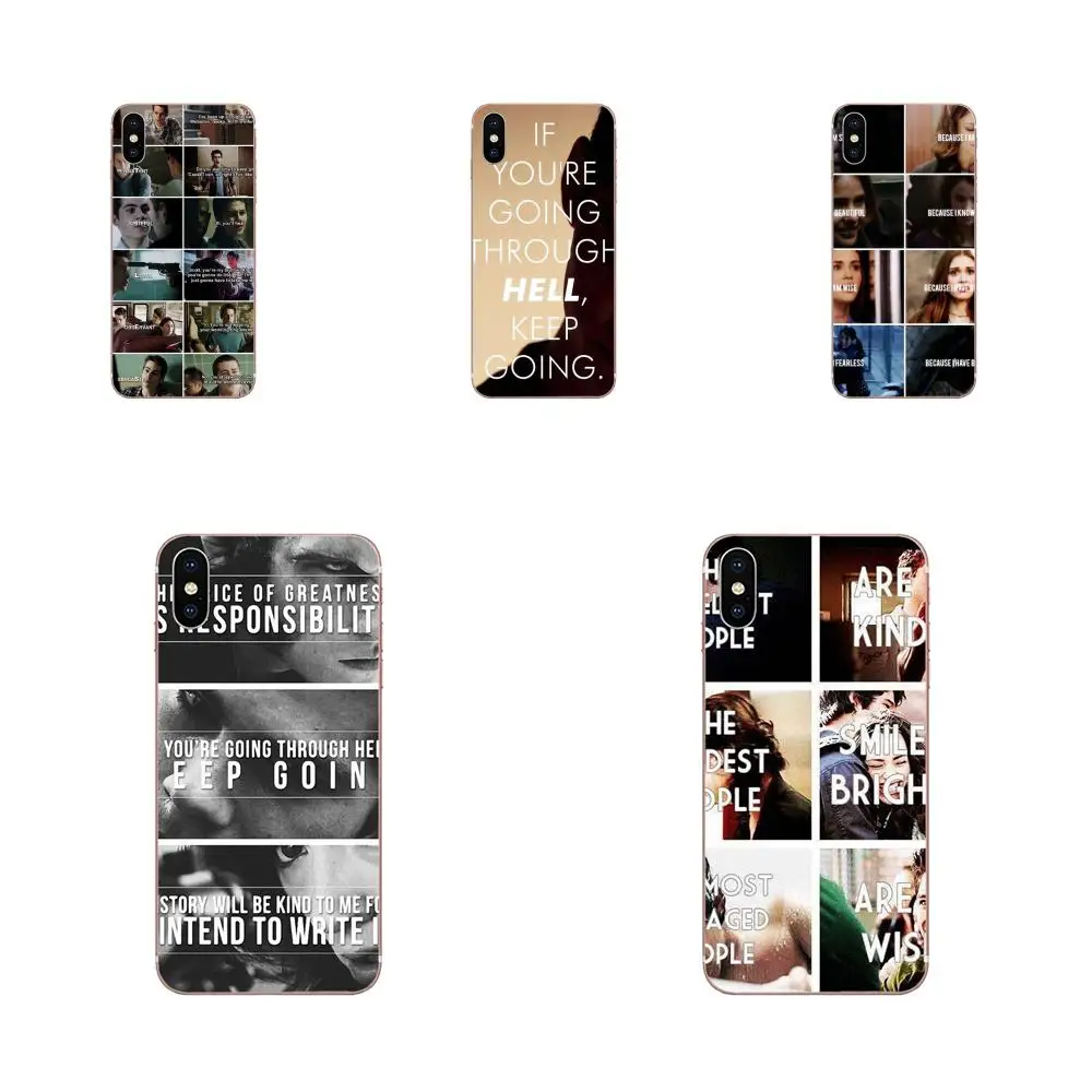 Teen Wolf цитаты для Galaxy J1 J2 J3 J330 J4 J5 J6 J7 J730 J8 2015 2016 2017 2018 mini Pro TPU телефона | Мобильные
