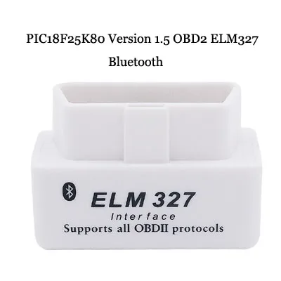 PIC18F25K80 версия 1,5 OBD2 автомобильный сканер ELM327 интерфейс Bluetooth OBDII Автомобильный сканер для диагностики инструменты OBD 2 Автомобильный сканер кода - Цвет: Белый