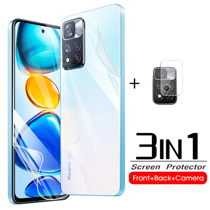 

Для redmi note 11 pro plus Гидрогелевая пленка для xiaomi redmi note11 pro plus note11pro + Защитная пленка для передней панели объектива