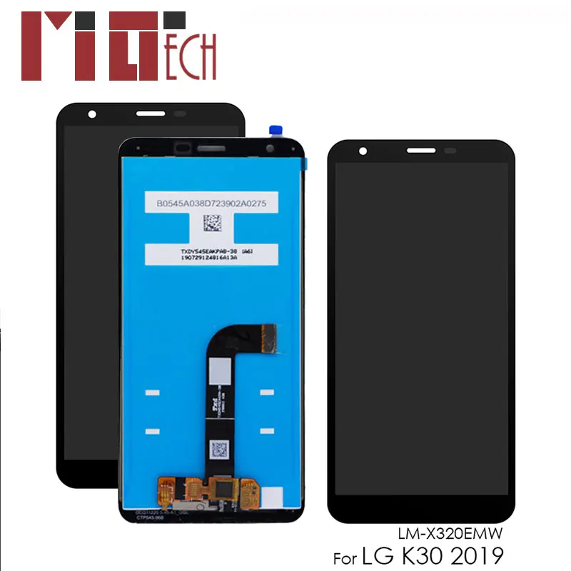 

LCD Display For LG K30 2019 LCD For LG X320 LMX320EMW 5.45" Touch Screen Digitizer Glass Assembly Replacement Black No Frame