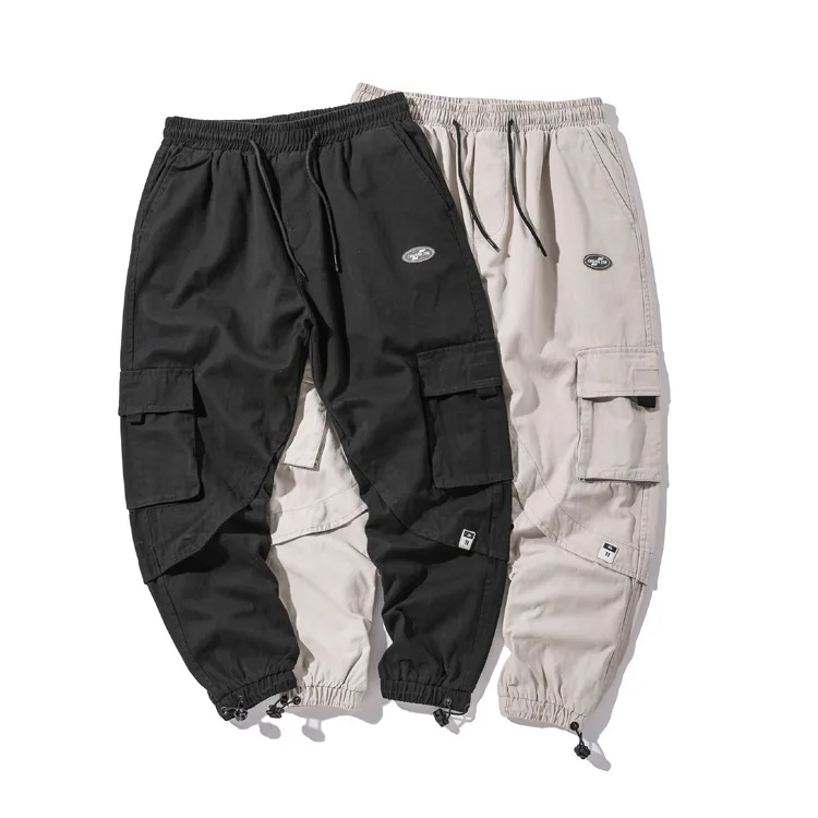 

Wu Airlines 2020 Popular Brand Bib Overall Men's Spring Trend Handsome National Trends Casual Pants Versatile Function-Style Ank