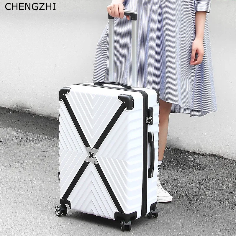 CHENGZHI 20 &quot24&quot 26 &quot28 дюймов высокая емкость Алюминиевая Рама чемодан на колёсиках