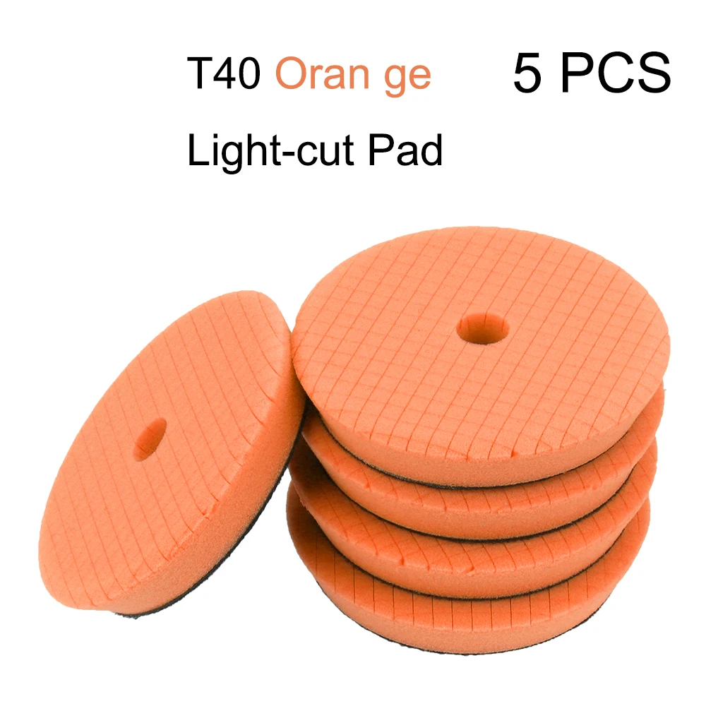 Almofadas de Espuma Polimento Carro Kit 6 Polegada Polonês Esponja Lustrando Pad Disco Abrasivo 5 Pçs - Set 7 Esponja p/ encerar