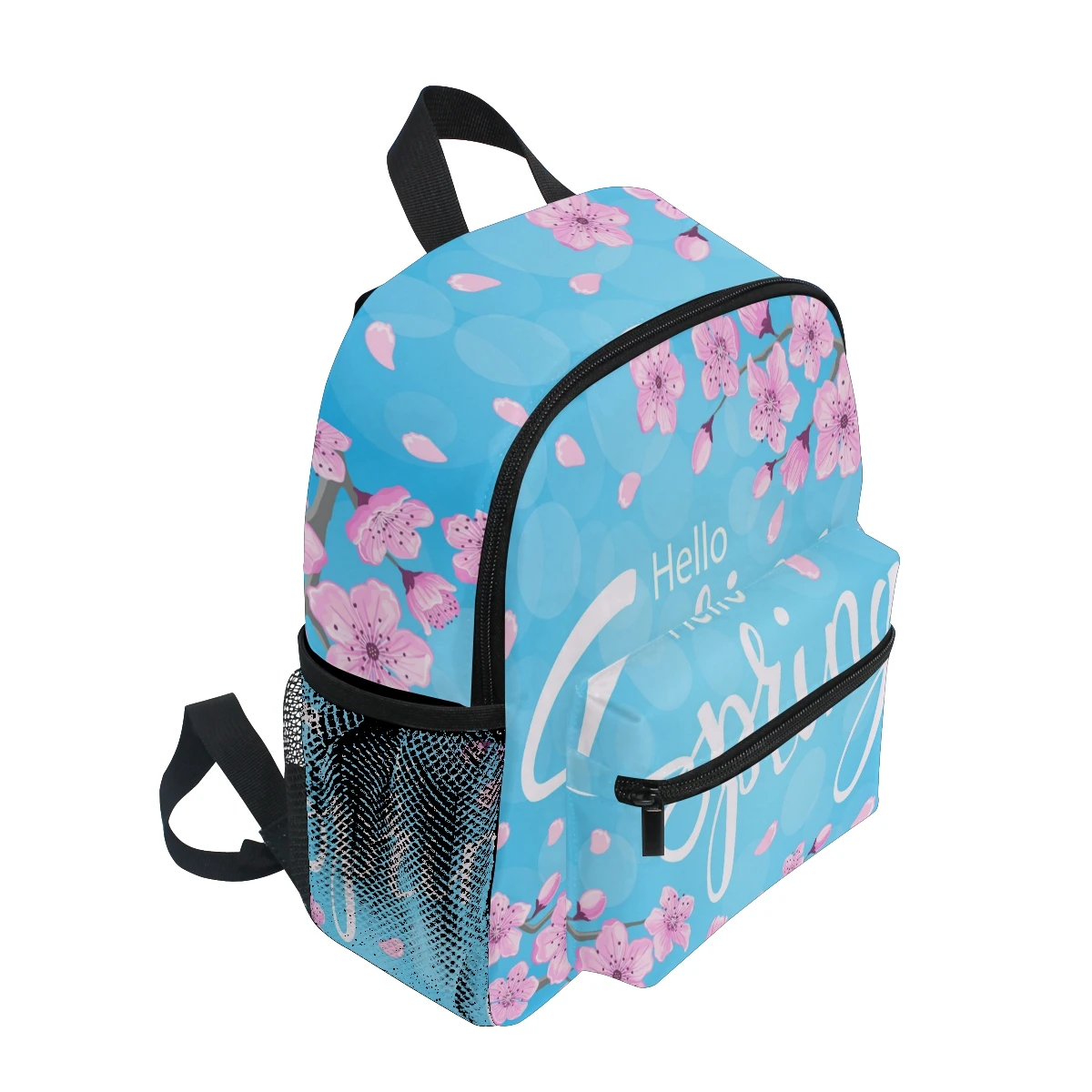 ALAZA Backpack schoolbag peach blossom Printing Women's Small for fashion Girls Ladie Mini Backpacks Cute Lightweight Bags