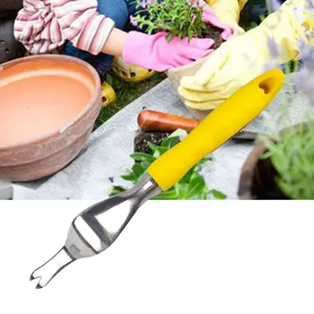 

Household Digging Grass Garden Weeder Wild Vegetable Loose Soil Gardening Rooting Ergonomically Device Transplanting