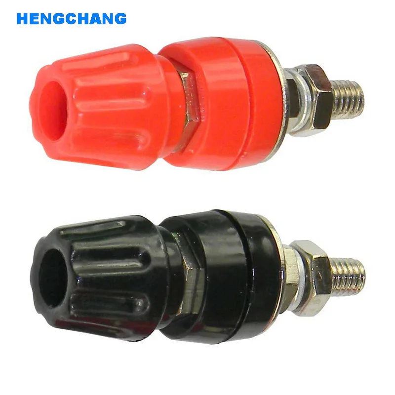 Fonte de Alimentação de Corrente Tomada de Banana Conector com 4 Cobre Puro 30vac-60vdc Grande Binding Post Milímetros 10 Pçs Lote m6 50a –