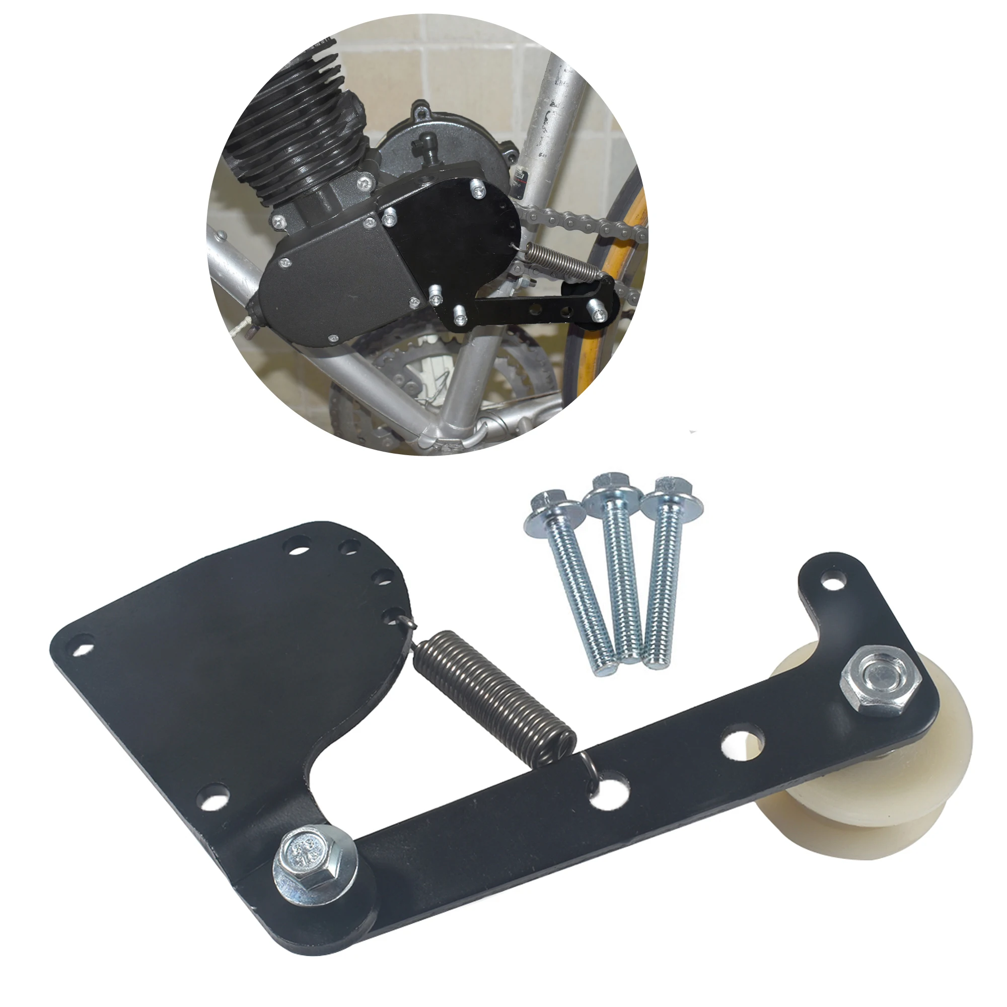 Spring Loaded Chain Tensioner Fit For 49cc 50cc 66cc 80cc Engine