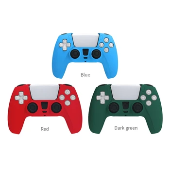 

Soft Silicone Gel Rubber Case Cover For -SONY Playstation5 PS5 Controller Skin Protection Case Gamepad Game Accessories Dropship