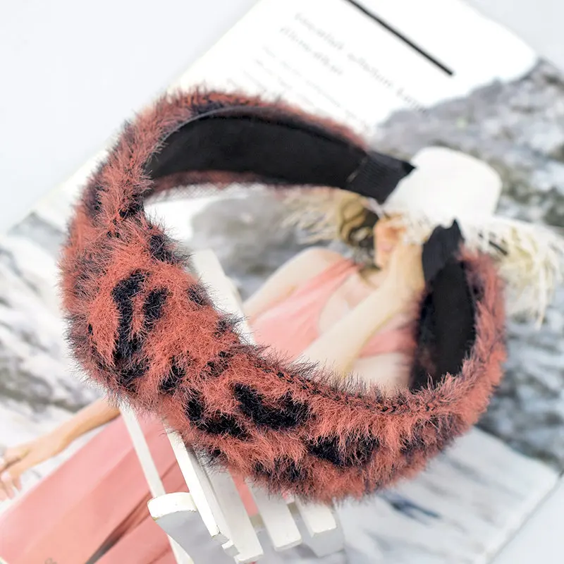 Hairband K Шерстяная повязка на голову с узлом для женщин, бархатные повязки на голову на осень и зиму, новые модные аксессуары для волос, женские ленты для волос, обруч на голову, подарки - Цвет: Hairband K