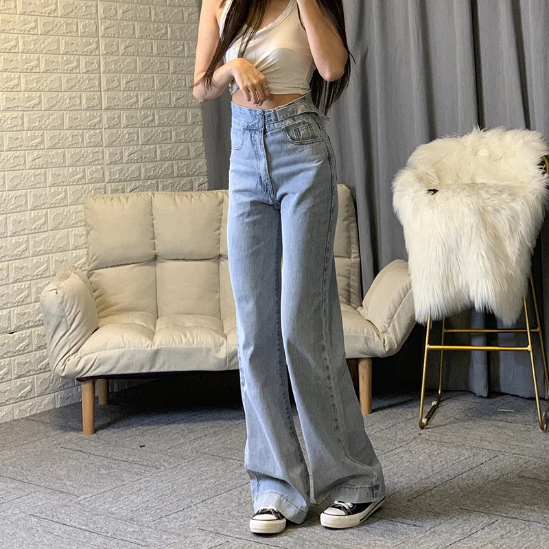 Wide Leg Jeans Woman Jeans Boyfriend 