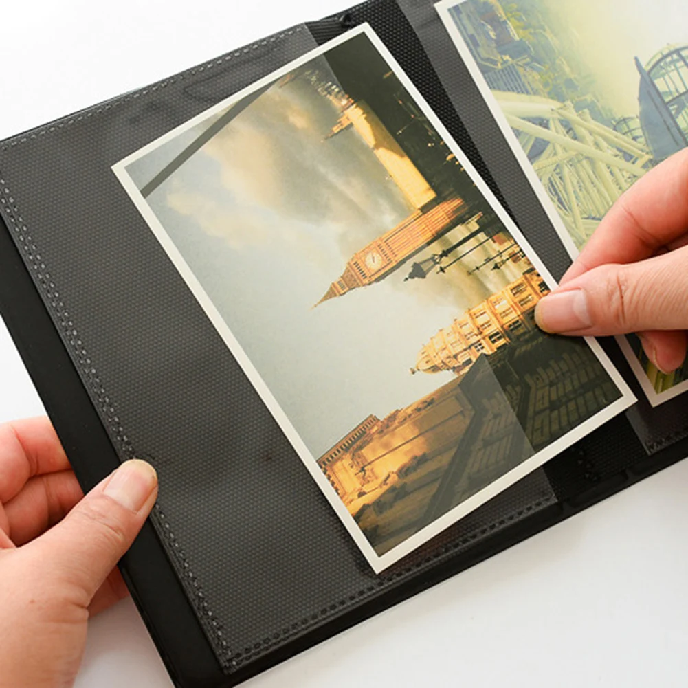 Черная пятница 4 дюйма 72 альбом с карманами чехол для хранения Polaroid фото новые 64 кармана для кредитных карт банковская карта ID карта цвет