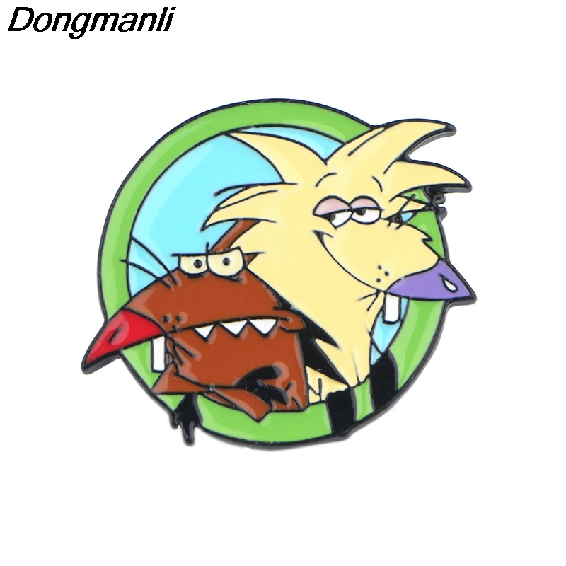 P4341 Dongmanli Anime Аватар The Last Airbender Рисунок металл Эмаль Pins куртка Pin отворот брошь
