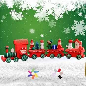 

Christmas Items 2019 Decoration For Little Train Sprites Decor Popular Christmas Valentine's Gift Day Wooden Train G3Y5