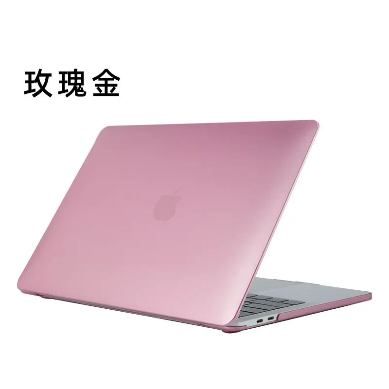 Чехол для ноутбука с кристаллами для MacBook Touch ID A1932, чехол для Macbook Air 13 A1466 A1369 Pro retina 11 12 13 15,4 15, Жесткий Чехол - Цвет: Rose Gold