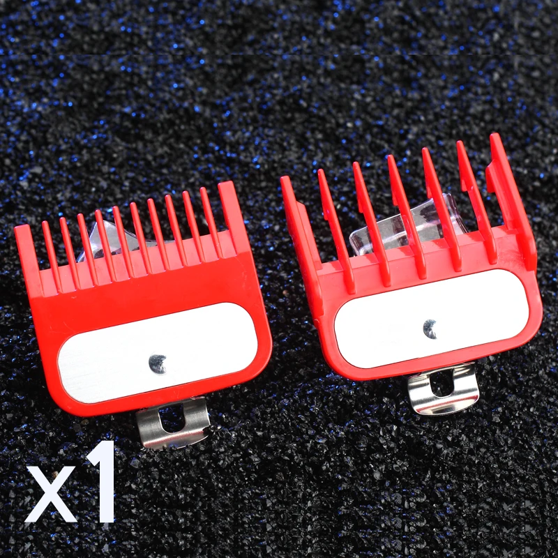 Model-2 1 set 0,5#1,5 набор направляющих гребней 1,5 и 4,5 мм размер красного цвета набор гребней с металлическим держателем для профессионального клипера - Цвет: Model-2 1 set