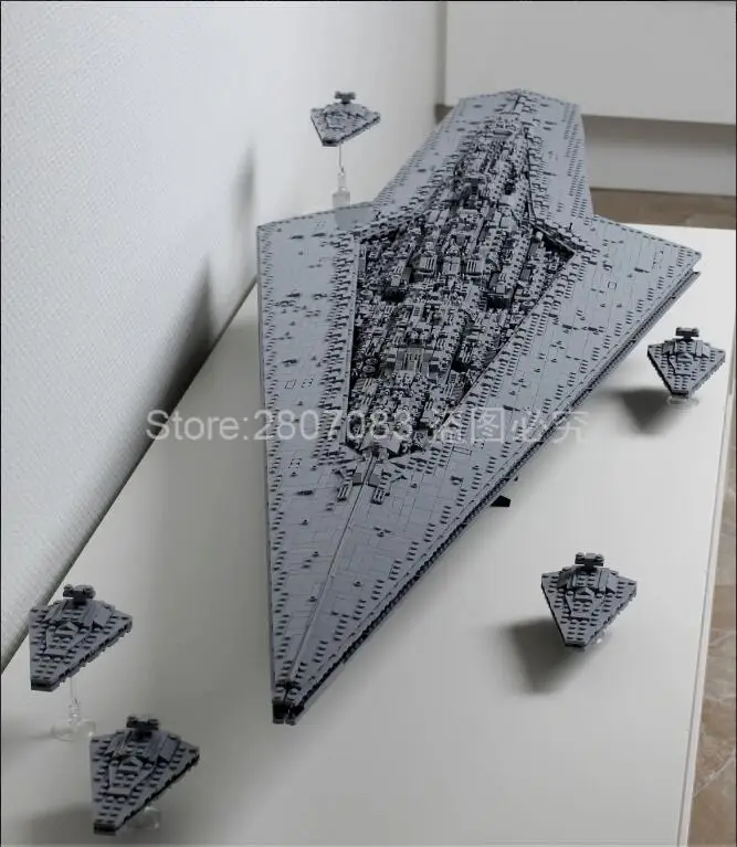 7588 шт., серия "Звездные войны", игрушки класса "Звездный Дредноут", строительные блоки, кирпичи, игрушки, подарок для детей