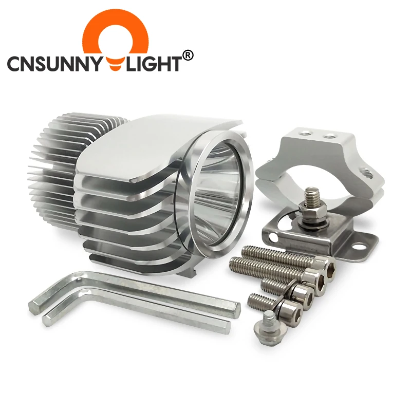 CNSUNNYLIGHT мотоциклетные светодиодные фары 18 Вт 2700Lm супер яркий белый мото