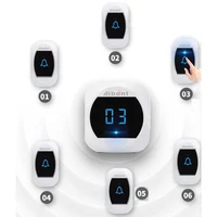 Waterproof Wireless Doorbell Clock Plug and play AC 110-240V Remote Waterproof Door Bell  for Home Hotel Villa Hospital 2