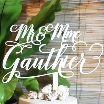 

Floral wreath wedding cake topper precision laser cut silver/white or gold metallic unique engagement anniversary personalised m