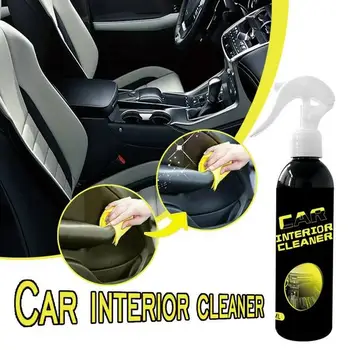

100ml Car Interior Cleaner Automotive Leather Seat Plastic Cleaning Spray Multi-function Car Interior Dirt Remove Cleaning Tool