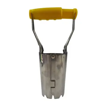 

Bulb Planter with Depth Mark Transplanter for Planting Household Garden Weeder Wild Loose Soil Gardening Rooting Tool
