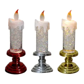 

LED Flameless Glitter Candle Colour Changing Water Candle