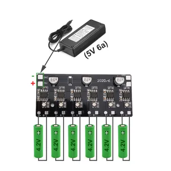

For 18650 4.2V Lithium Battery Charging Module PCB Circuit Board Charger Array 5V Input Electric Scooter Parts