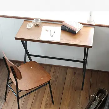 

Japanese-style Folding Desk Home Small Apartment Desktop Computer Desk Simple Bedroom Study Desk Small Writing Desk Table