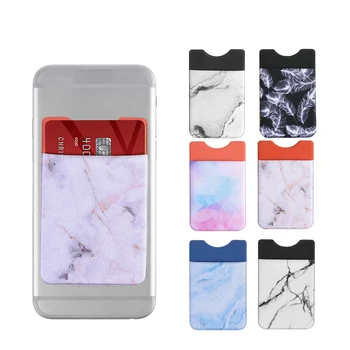 

New Credit Bus Card Bag Case Mini Universal Adhesive Phone Back Stick-on Pocket Credit Card Holder Removable Pouch Wallet Pouch