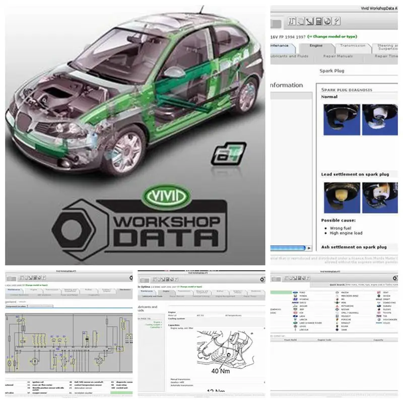 Auto Software vivid workshop data v10.2 update to 2010 for repair software collection auto repair software vivid workshop data
