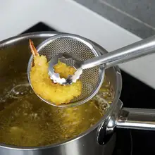 Многофункциональный фильтр зажим ложка нержавеющая сталь масло-Жарка зажим фильтр bbq нержавеющая сталь зажим ситечко кухонный инструмент