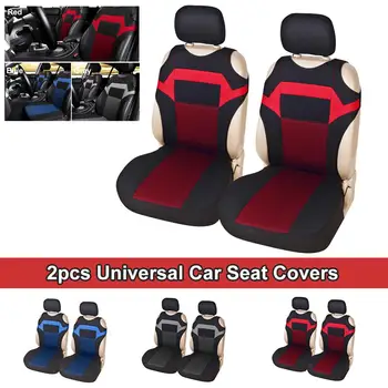 

Universal 2pcs Styling Full set Seat Covers Polyester Front Interior Accessories Autom Protector Car Seat Cover Dropshipping
